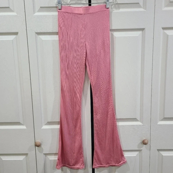 Poster Grl Size XS Disco‎ Pants Festival Rave Pink Shimmer Barbiecore Dolls Kill - Picture 2 of 11